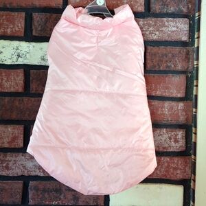 DOG Clothes NWT L Pink Puffer Jacket